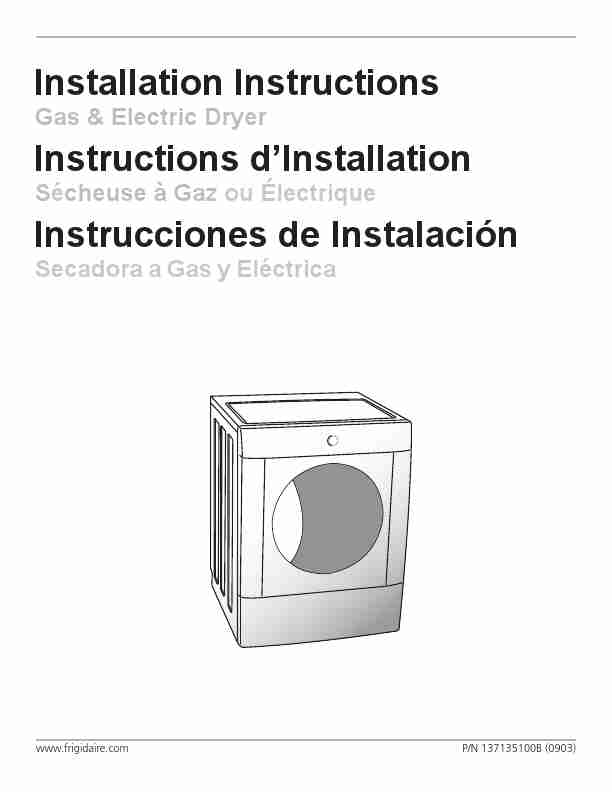 Frigidaire Clothes Dryer 137135100B-page_pdf